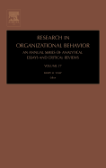 Research in Organizational Behavior: An Annual Series of Analytical Essays and Critical Reviews Volume 27