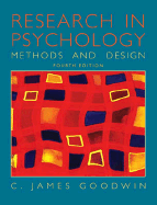 Research in Psychology: Methods and Design - Goodwin, C James