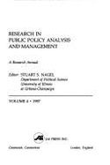 Research in Public Policy Analysis & Management - Nagel, Stuart S (Editor)