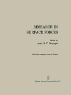 Research in Surface Forces