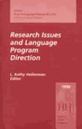 Research Issues and Language Program Direction, 1998 Aausc Volume