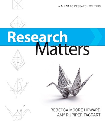 Research Matters - Howard, Rebecca Moore, and Rupiper, and Rupiper Taggart, Amy