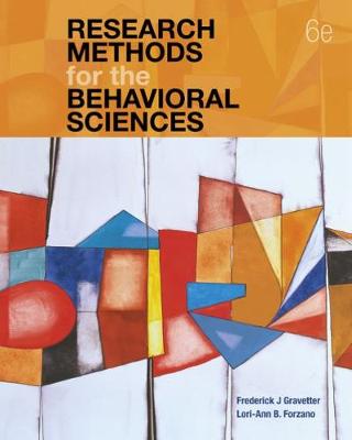 Research Methods for the Behavioral Sciences (with APA Card) - Gravetter, Frederick, and Forzano, Lori-Ann