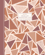 Reseller Inventory Log: Product Listing Notebook For Online Clothing Resellers on Poshmark, eBay, Mercari & More, Abstract Geometric (Pink), 7.5 x 9.25