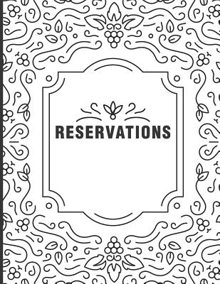 Reservations: Reservation Book for Fine Dining Wine Restaurant 2019 365 Day Guest Booking Diary Hostess Table Log Journal - Print, Pink Willow