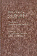 Resolving Nationality Conflicts: The Role of Public Opinion Research