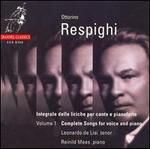 Respighi: Complete Songs for Voice & Piano, Vol. 1