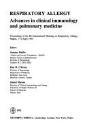 Respiratory Allergy: Advances in Clinical Immunology & Pulmonary Medicine