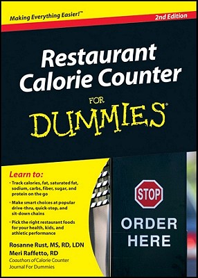 Restaurant Calorie Counter For Dummies - Rust, Rosanne, and Raffetto, Meri