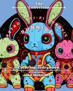 Retro Sci-fi Robotic Bunnies: The Collection: A Coloring Storybook