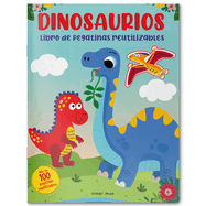 Reusable Sticker Book Dinosaur - Spanish