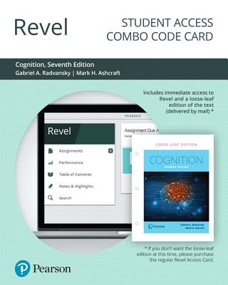 Revel for Cognition -- Combo Access Card - Radvansky, Gabriel, and Ashcraft, Mark