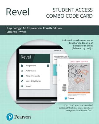 Revel for Psychology: An Exploration -- Combo Access Card - Ciccarelli, Saundra, and White, J