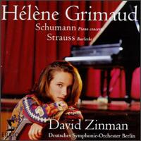 Robert Schumann: Piano Concerto; Richard Strauss: Burleske - Hlne Grimaud (piano); Deutsches Symphonie-Orchester Berlin; David Zinman (conductor)