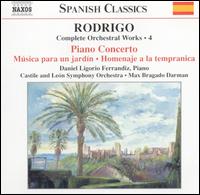 Rodrigo: Complete Orchestral Works, Vol. 4 - Daniel Ligorio (piano); Orquesta Sinfnica de Castilla y Len; Max Bragado-Darman (conductor)