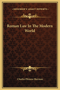 Roman Law in the Modern World