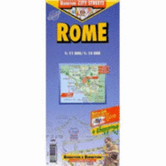 Rome City Streets Laminated Map By B&B