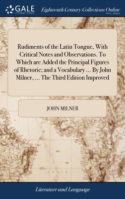 Rudiments of the Latin Tongue, With Critical Notes and Observations. To Which are Added the Principal Figures of Rhetoric; and a Vocabulary ... By John Milner, ... The Third Edition Improved - Milner, John