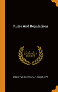 Rules And Regulations