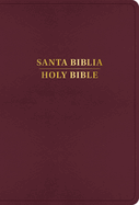 Rvr 1960/KJV Biblia Bilinge Letra Grande, Borgoa Imitacin Piel (Edicin 2024)