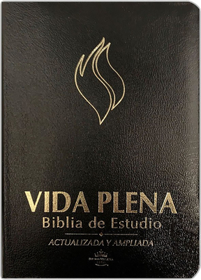 Rvr 1960 Vida Plena Biblia de Estudio - Cuero Negro / Fire Bible Black Bonded L Eather - Life Publishers