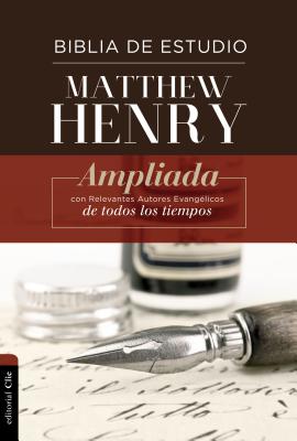 Rvr Biblia de Estudio Matthew Henry, Tapa Dura, Con ndice - Henry, Matthew, and Ropero, Alfonso (Editor)