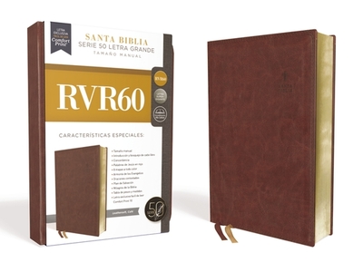 Rvr60 Santa Biblia Serie 50 Letra Grande, Tamao Manual, Leathersoft, Caf? - Rvr 1960- Reina Valera 1960