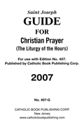 Saint Joseph Guide for Christian Prayer - Catholic Book Publishing Co (Creator)