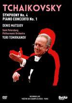 Saint Petersburg Philharmonic Orchestra/Yuri Temirkanov: Tchaikovsky - Symphony No. 4/Piano Concerto