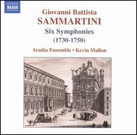 Sammartini: Six Symphonies (1730-1750) - Aradia Ensemble; Kevin Mallon (conductor)