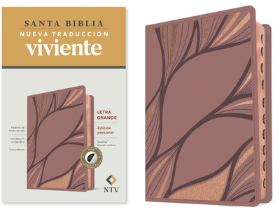 Santa Biblia Ntv, Edici?n Personal, Letra Grande (Sentipiel, Rosado Metlico, ?ndice) - Tyndale (Creator)