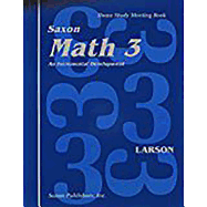 Saxon Math 3 Homeschool: Student's Meeting Book 1st Edition