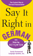 Say It Right in German