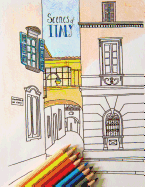 Scenes of Italy Adult Colouring Book