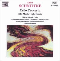 Schnittke: Cello Concerto - Burkhard Godhoff (violin); Maria Kliegel (cello); Raymond Havenith (piano); Saarbrucken Radio Symphony Orchestra;...