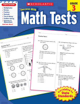 Scholastic Success with Math Tests: Grade 3 Workbook - Scholastic, and Dooley, Virginia (Editor)