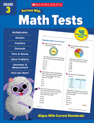 Scholastic Success with Math Tests Grade 3 Workbook - Scholastic Teaching Resources