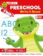 School Zone Preschool Write & Reuse Workbook