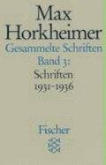Schriften, 1931-1936