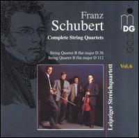 Schubert: Complete String Quartets, Vol. 6 - Andreas Seidel (violin); Ivo Bauer (viola); Leipziger Streichquartett; Matthias Moosdorf (cello); Tilman Bning (violin)
