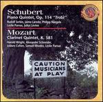 Schubert: Piano Quintet, Op. 114 "Trout"; Mozart: Clarinet Quintet, K481 - Alexander Schneider (violin); Harold Wright (clarinet); Isidore Cohen (violin); Jaime Laredo (violin); Julius Levine (bass);...