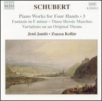 Schubert: Piano Works for Four Hands, Vol. 3 - Jen Jand (piano); Zsuzsa Kollar (piano)