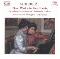 Schubert: Piano Works for Four Hands - Christopher Hinterhuber (piano); Rico Gulda (piano)