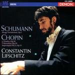 Schumann: Abegg Variationen, Op. 1; Chopin: 12 Etudes, Op. 10; 3 Mazurkas Op. 59; Impromptu No. 3 Op. 51