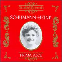 Schumann-Heink - Ernestine Schumann-Heink (vocals); Herbert Witherspoon (vocals); Sammlung Kurt Hofmann (piano)