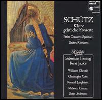 Schutz: Symphoniae Sacrae; Kleine Geistliche Konzerte - Concerto Vocale; Konrad Junghanel (archlute); Mihoko Kimura (violin); Staas Swierstra (violin); William Christie (organ)