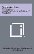 Scientific and Technical Abbreviations, Signs and Symbols