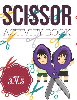 Scissor Activity Book: Cutting practice worksheets for pre k, ages 3.4.5, cut and glue activity book with 100 pages. - Education, Pixa