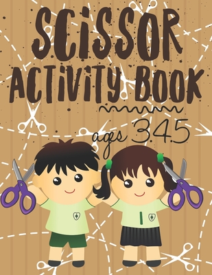 Scissor Activity Book: Scissor skills for preschoolers to kindergarteners ages 3.4.5, cut and glue workbook with 100 pages. - Education, Pixa