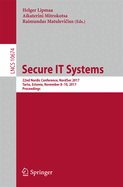 Secure It Systems: 22nd Nordic Conference, Nordsec 2017, Tartu, Estonia, November 8-10, 2017, Proceedings
